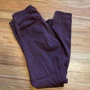AF Burgundy Skinny Pant